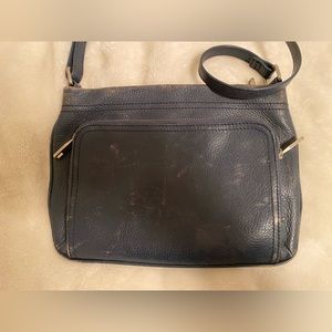 Navy crossbody purse